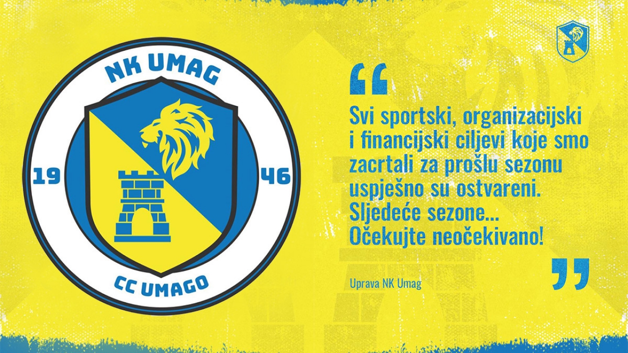 NK Umag: Očekujte neočekivano, budite uz nas i sljedeće sezone