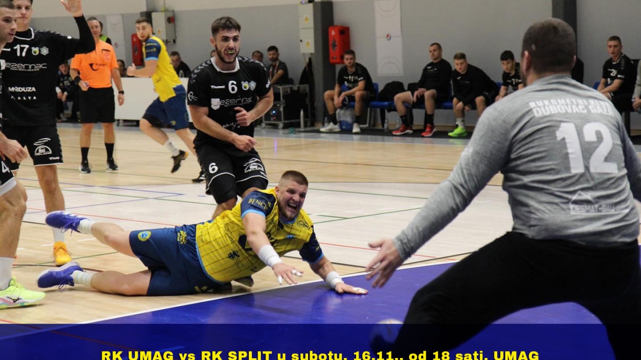 RK Umag i RK Split u subotu, 16.11. od 18 sati