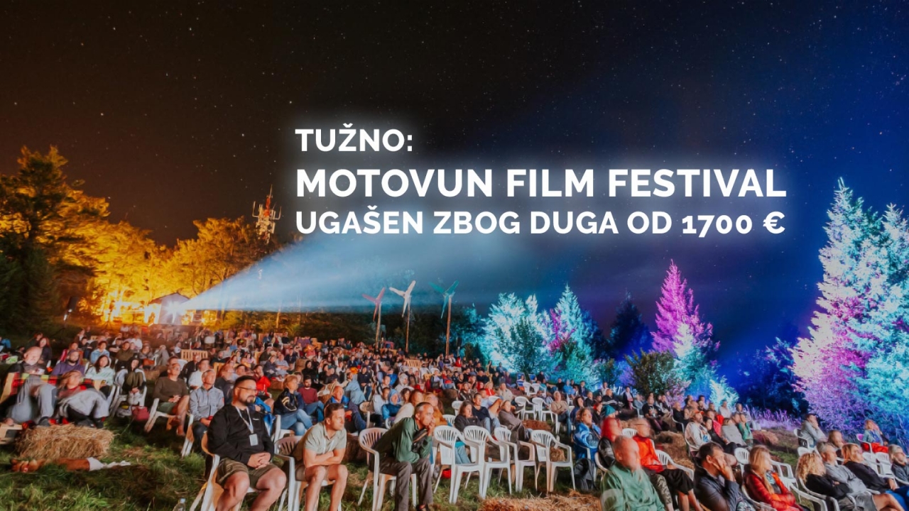 Tužno - Motovun film festival ugašen zbog duga od 1700 eura