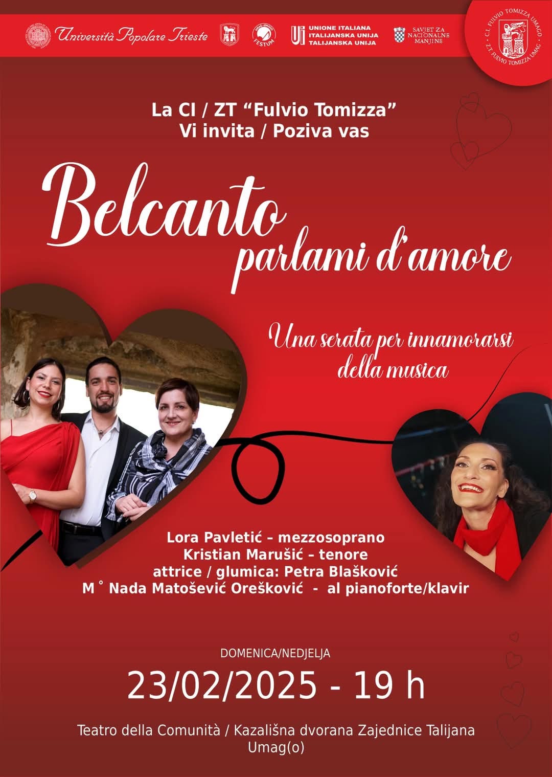 Glazbena večer Belcanto - parlami d'amore u Umagu