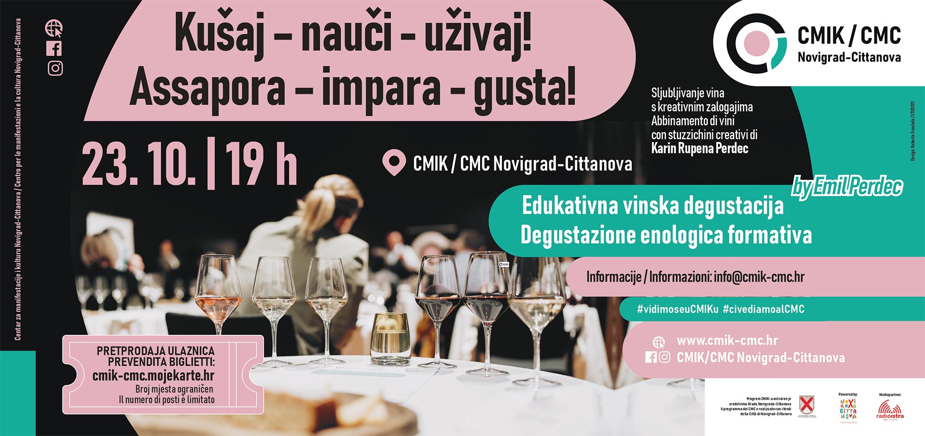 Edukativna vinska radionica by E. Perdec / CMIK, 23.10.