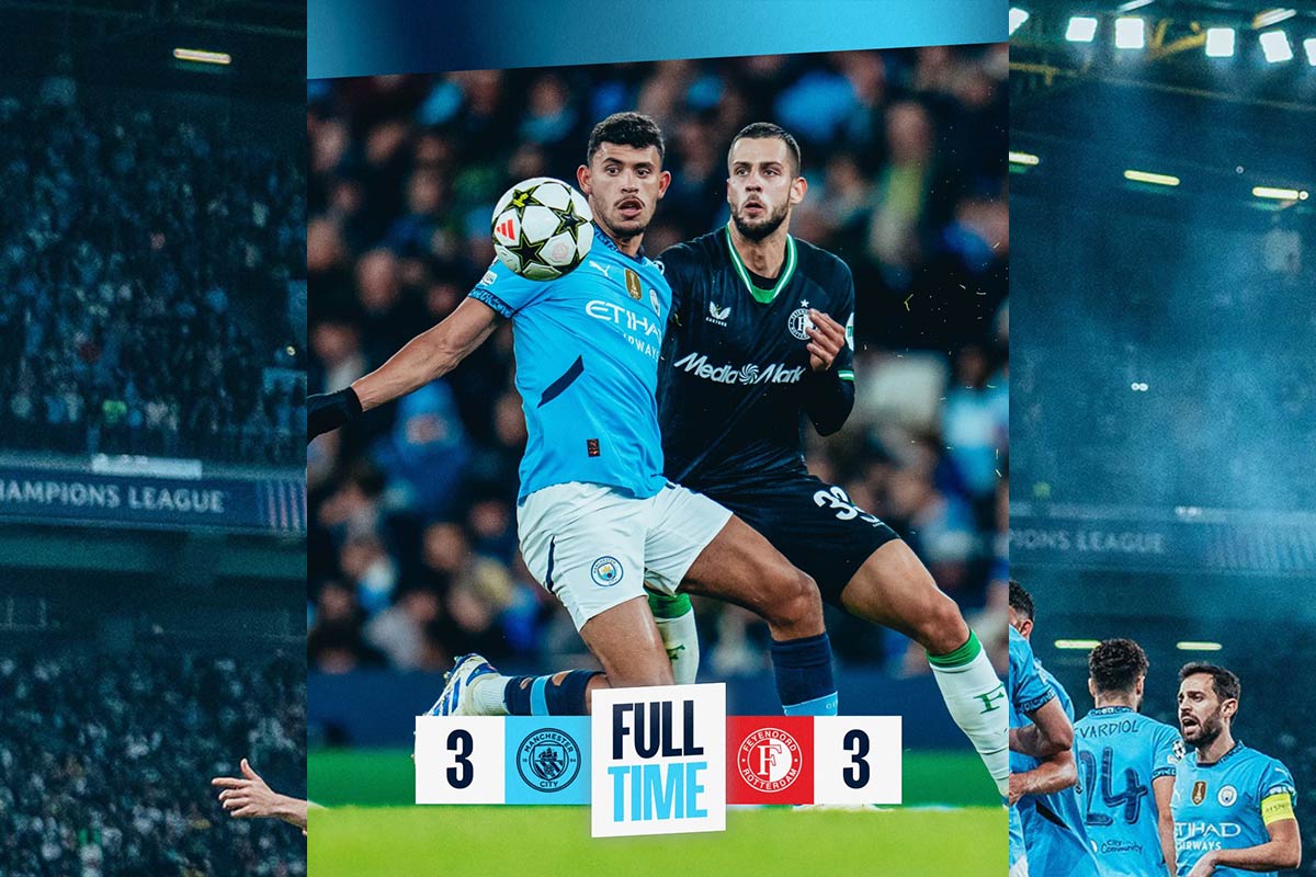 Manchester City ispustio prednost 3:0 protiv Feyenoorda