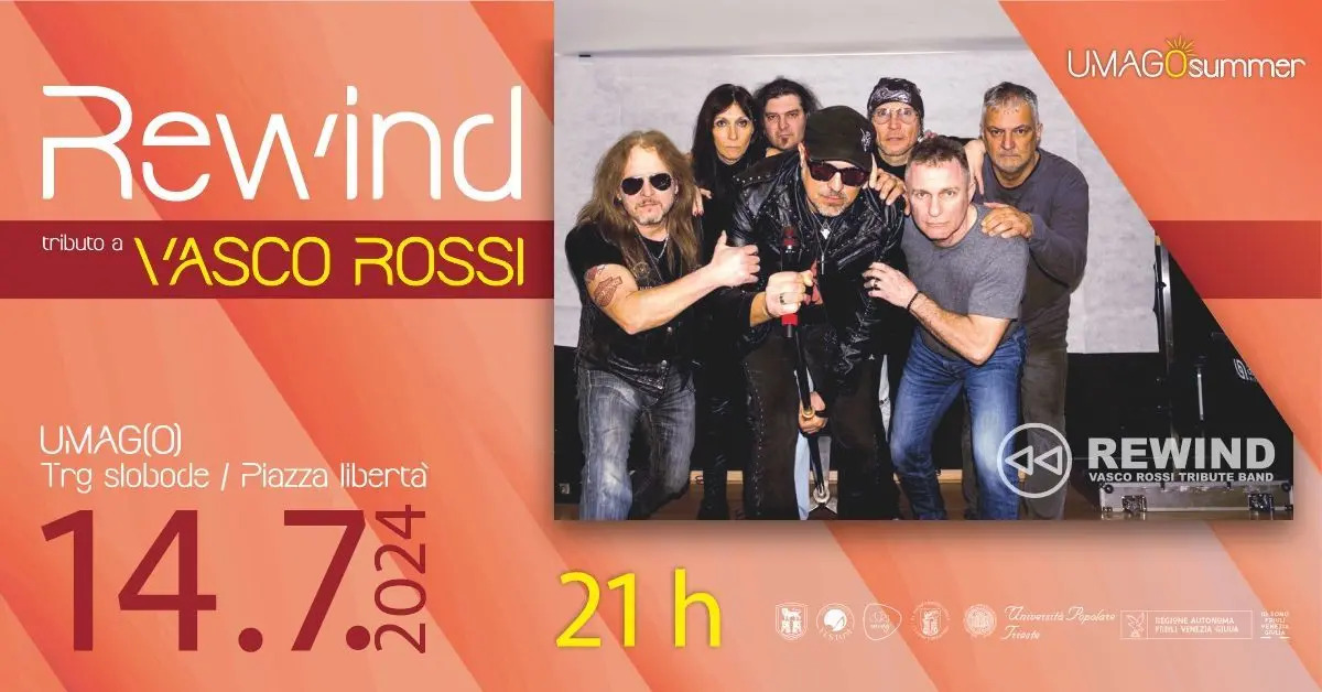 Rewind - Tributo a Vasco Rossi u nedjelju u Umagu