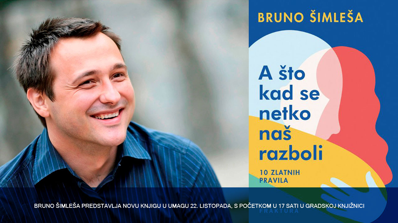 Bruno Šimleša predstavlja novu knjigu u Umagu