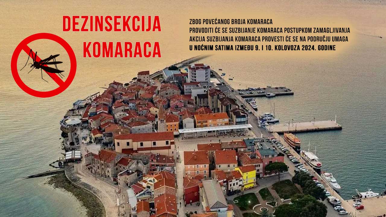 Zamagljivanje protiv komaraca u Umagu