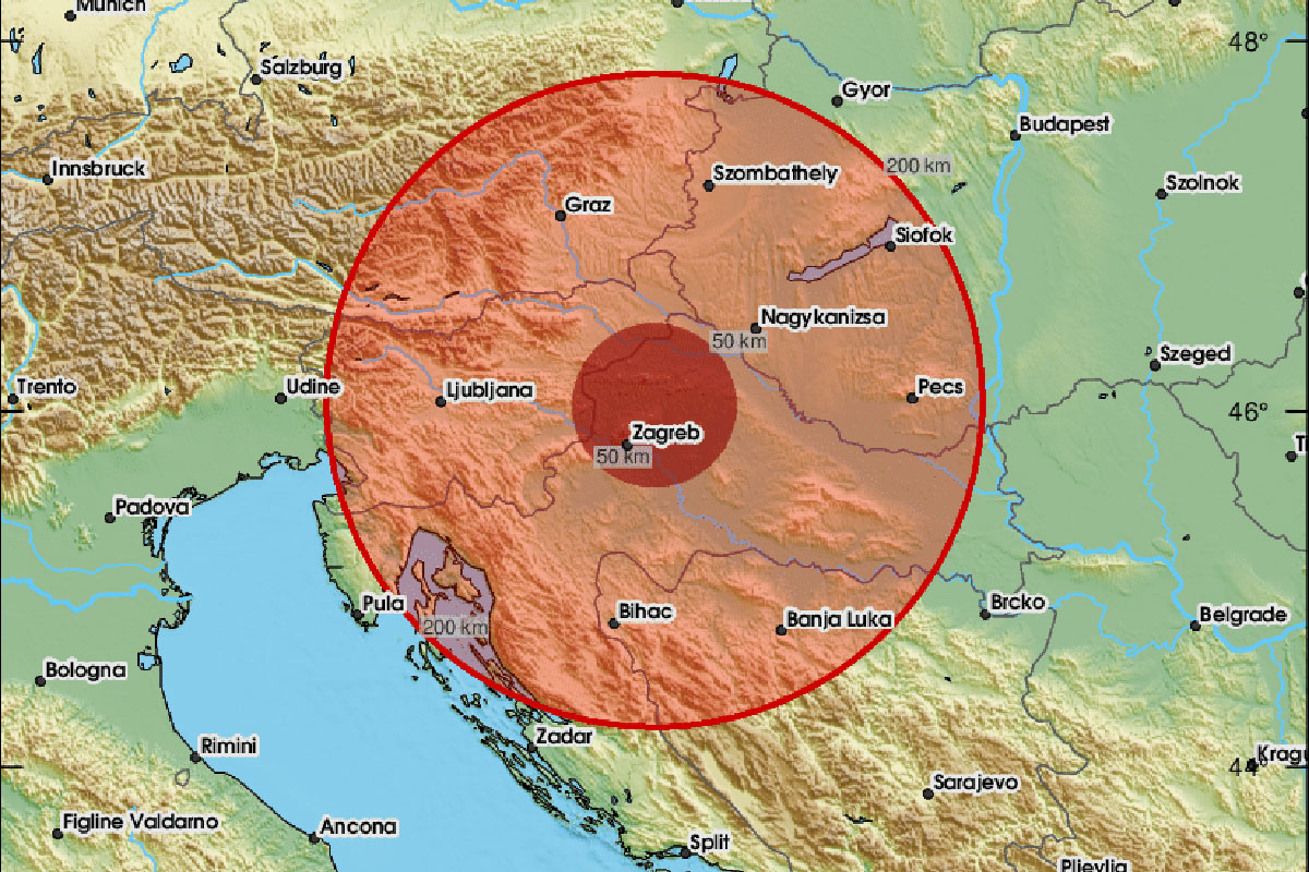 Prilično jak potres kod Apatovca na sjeveru Hrvatske