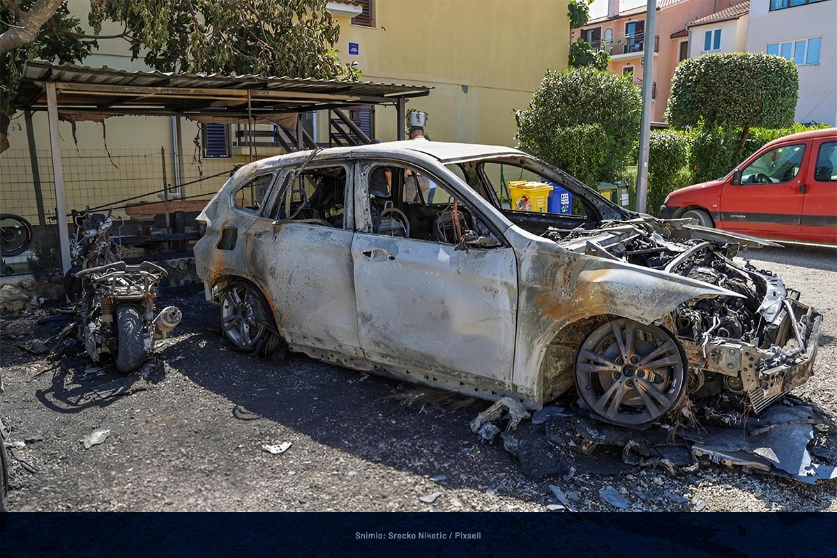 Državljanka BiH izazvala požar na automobilu načelnika rovinjske policije