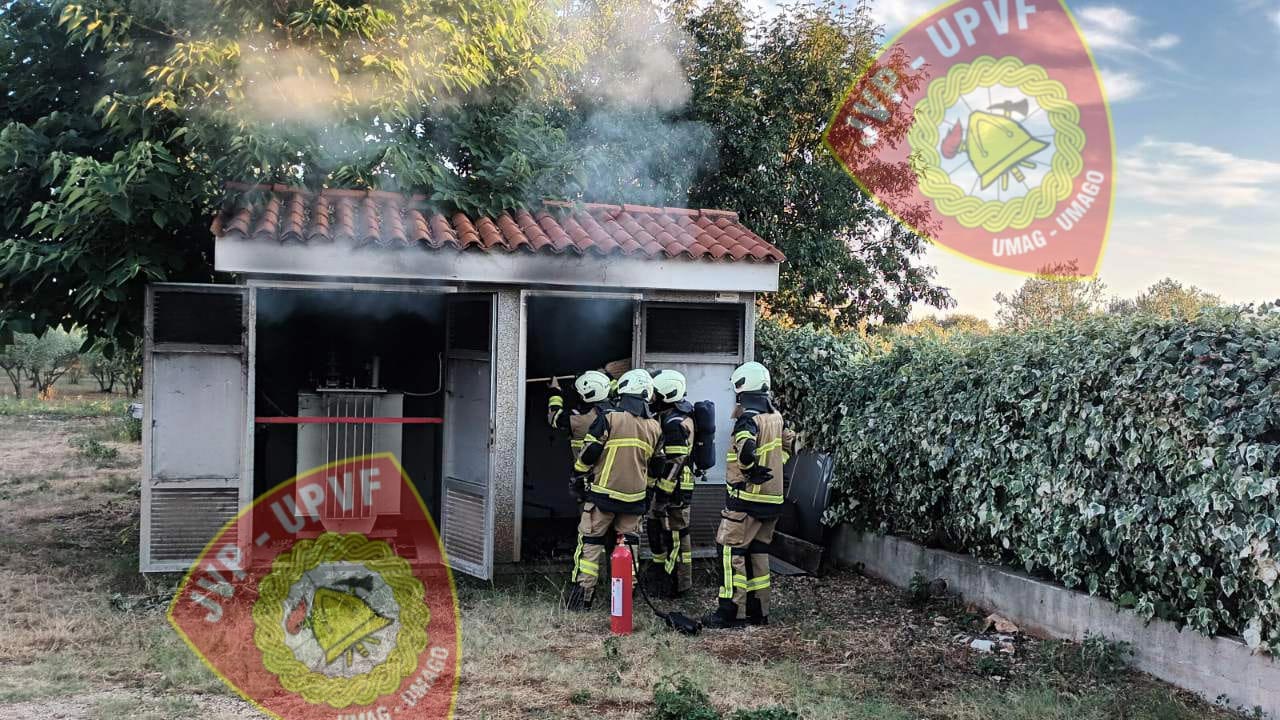 Požar trafostanice kod Umaga ostavio dio stanovnika bez struje