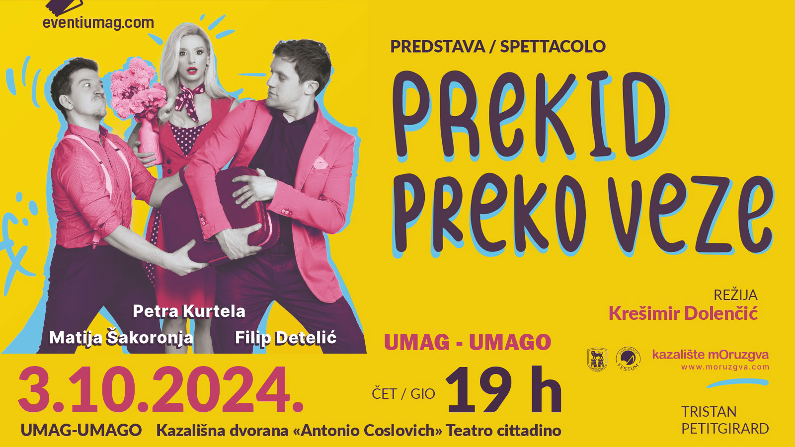 Predstava Prekid preko veze u Umagu