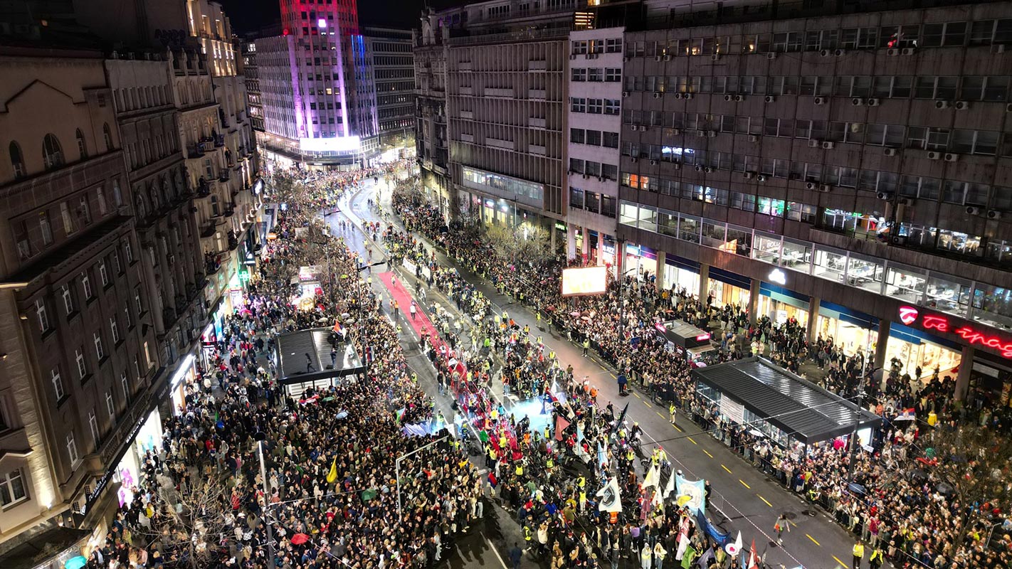 Beograd na nogama uoči najmasovnijeg studentskog prosvjeda