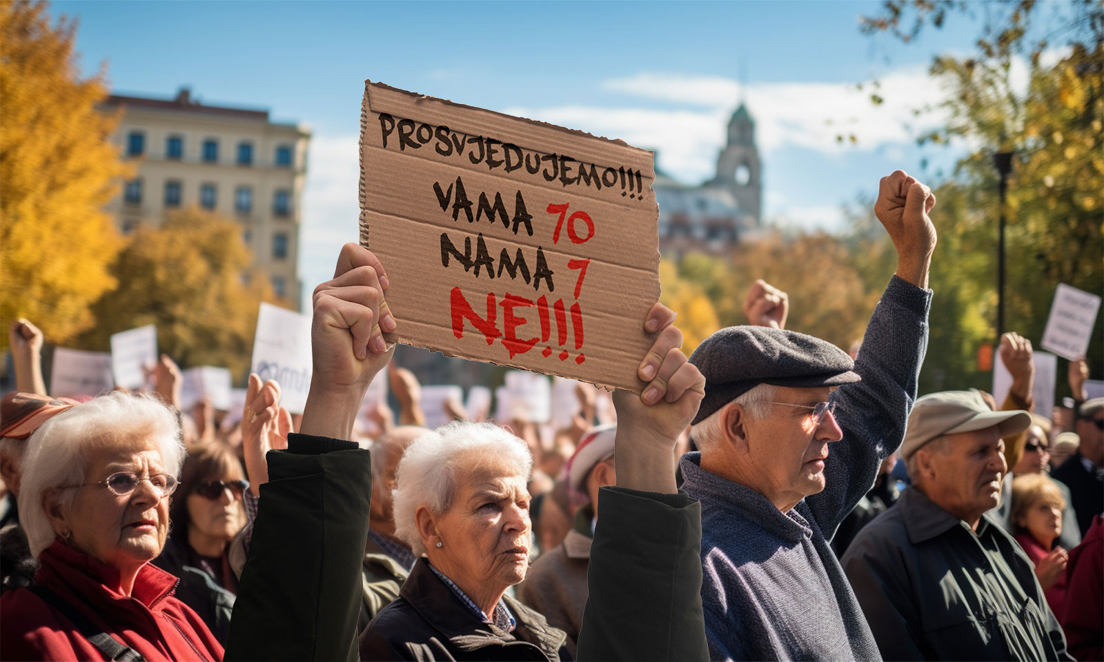 Umirovljenici najavili prosvjed, traže prosječnu mirovinu od 790 eura