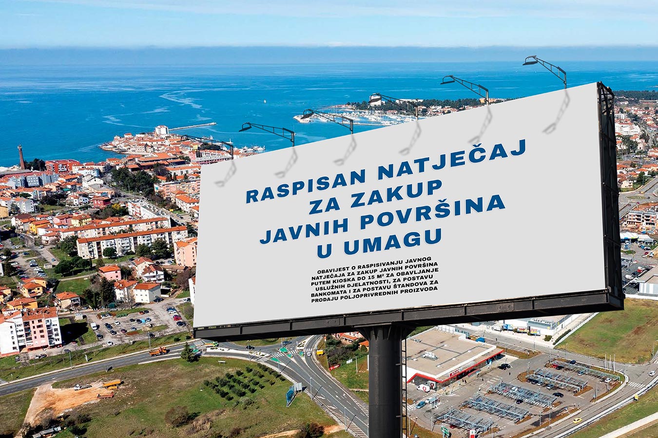 Raspisan natječaj za zakup javnih površina u Umagu