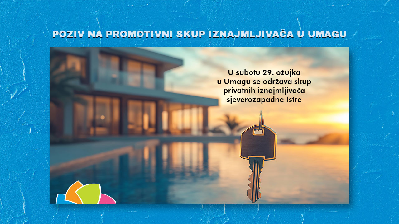 Poziv na promotivni skup iznajmljivača u Umagu