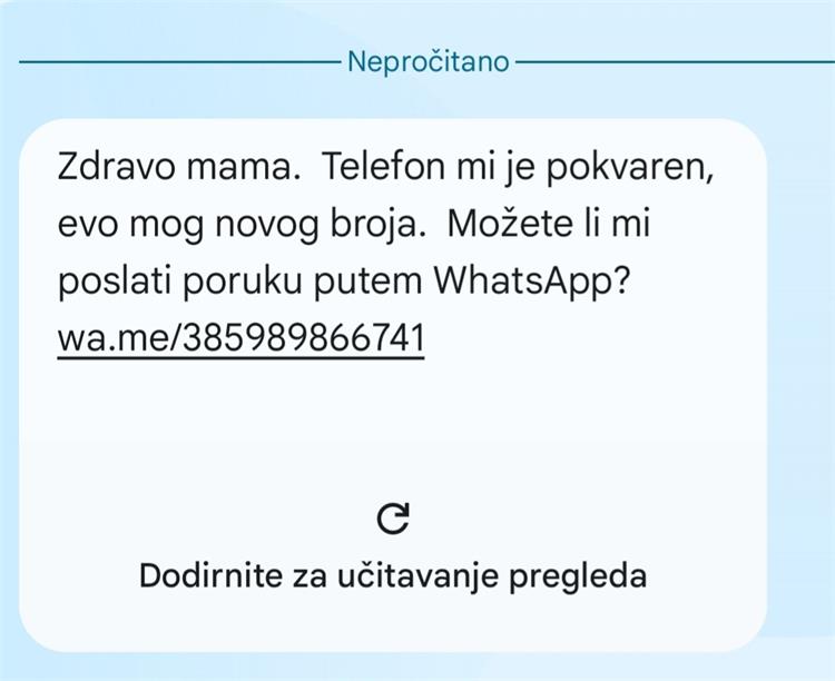 Roditelji, pripazite ako dobijete ovakav SMS